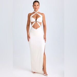 Oh Polly White Cut Out Dress